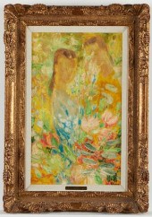 LE PHO PAINTING 2 WOMEN OIL ON