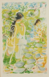 LE PHO "SISTERS" LITHOGRAPHLe