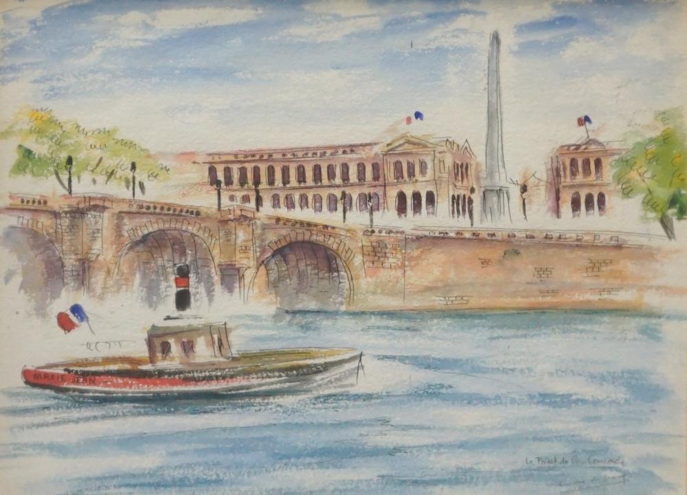 LE PONT DE LA CONCORDE,