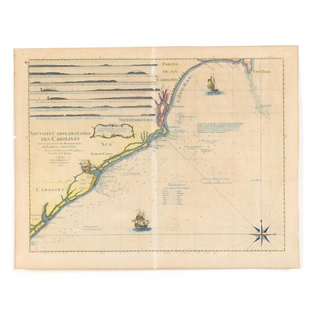 LE ROUGE SEA CHART OF THE