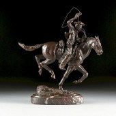 LE ROY (20TH CENTURY) A SCULPT