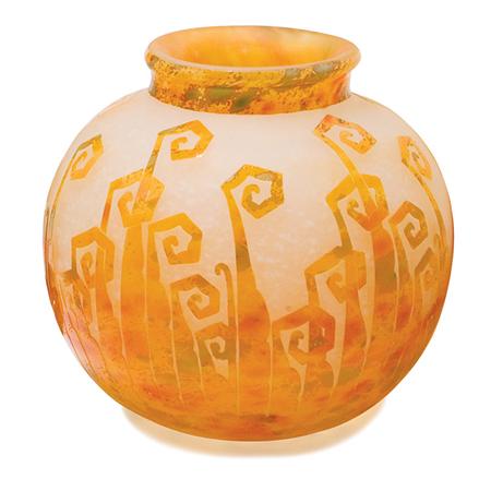 Le Verre Francais Acid Etched Cameo