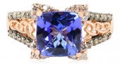 LE VIAN 14K ROSE GOLD TANZANIT