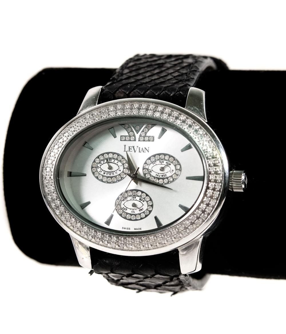 LE VIAN DIAMOND CHRONOGRAPH STEEL