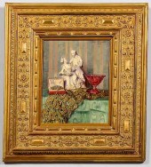 LEA REINHART OIL ON BOARD STIL
