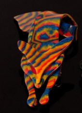 Lea Stein, a fox brooch, of st