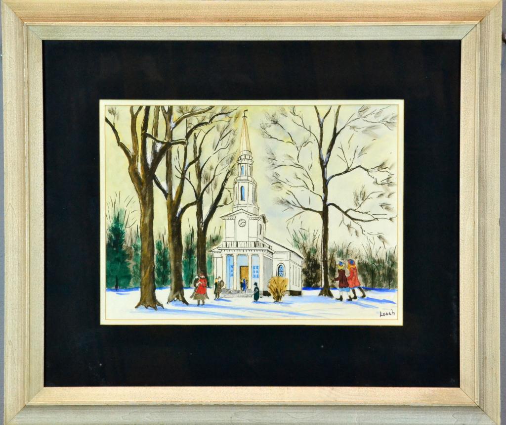 Leach Watercolor On