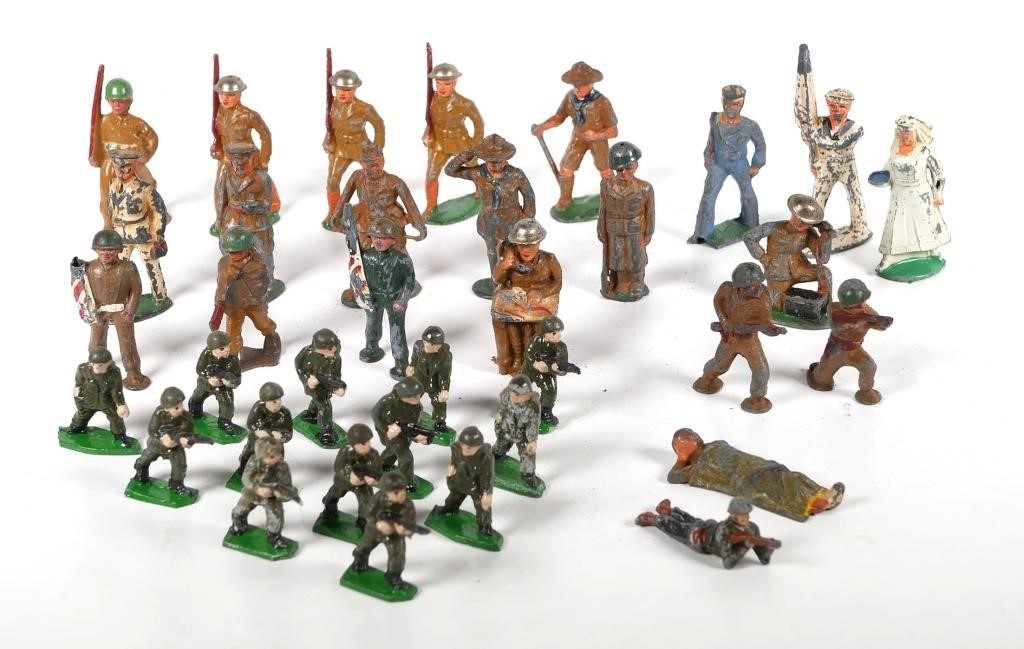 LEAD SOLDIERS ARMY FIGURES MANOIL