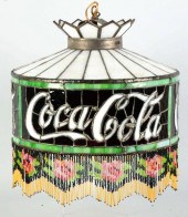 Leaded Glass Coca-Cola Shade.