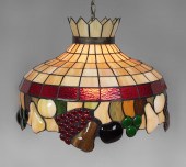 LEADED GLASS SLAG GLASS HANGIN