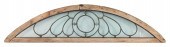 LEADED GLASS TRANSOM WINDOW LA