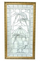 LEADED GLASS WINDOW DESERT SCE