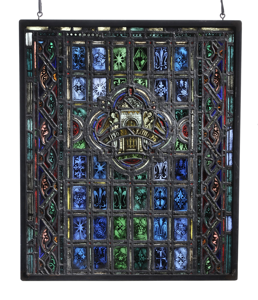 Leaded Stained Glass Window British