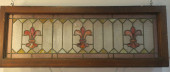 LEADED STAINED GLASS WINDOW PA