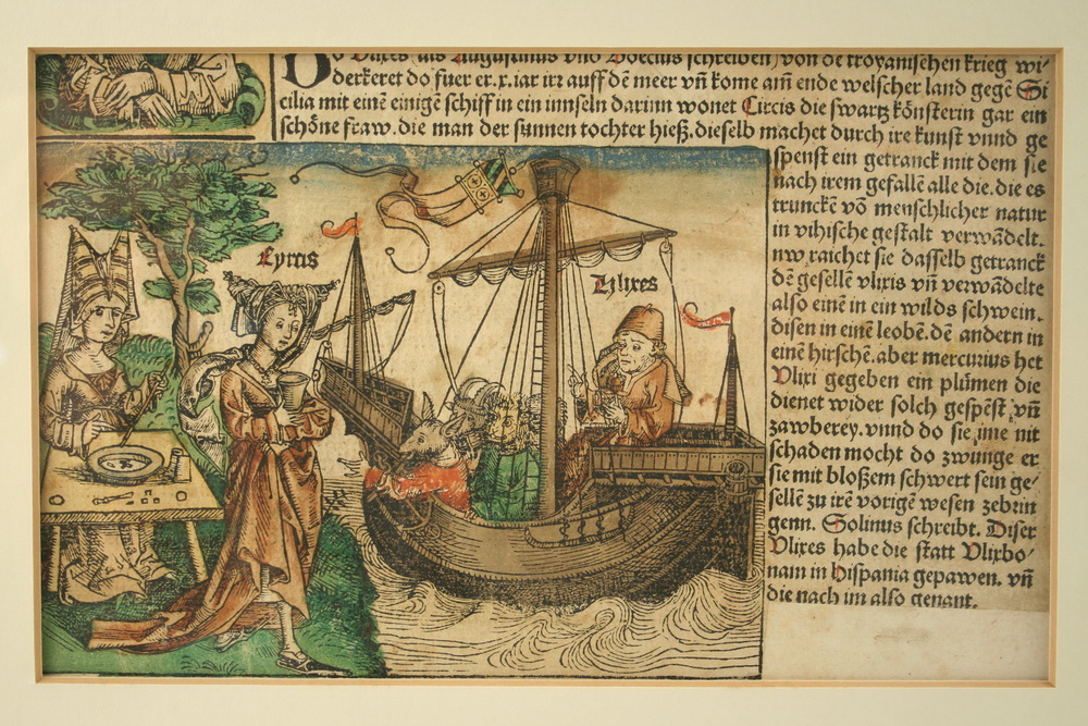 LEAF FROM THE NUREMBERG CHRONICLE -