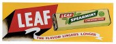 LEAF SPEARMINT CHEWING GUM TIN