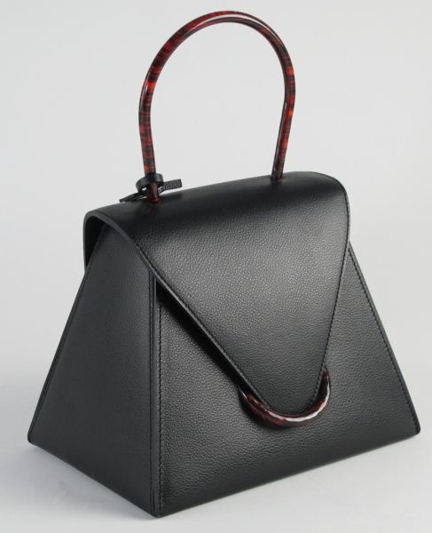 Leather and Glass Handbag
