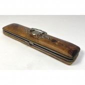 Leather and metal Glove box wi