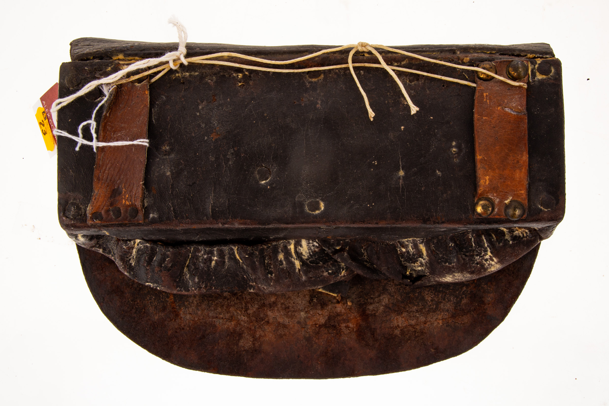 LEATHER AND WOOD CARTRIDGE BOX 18th