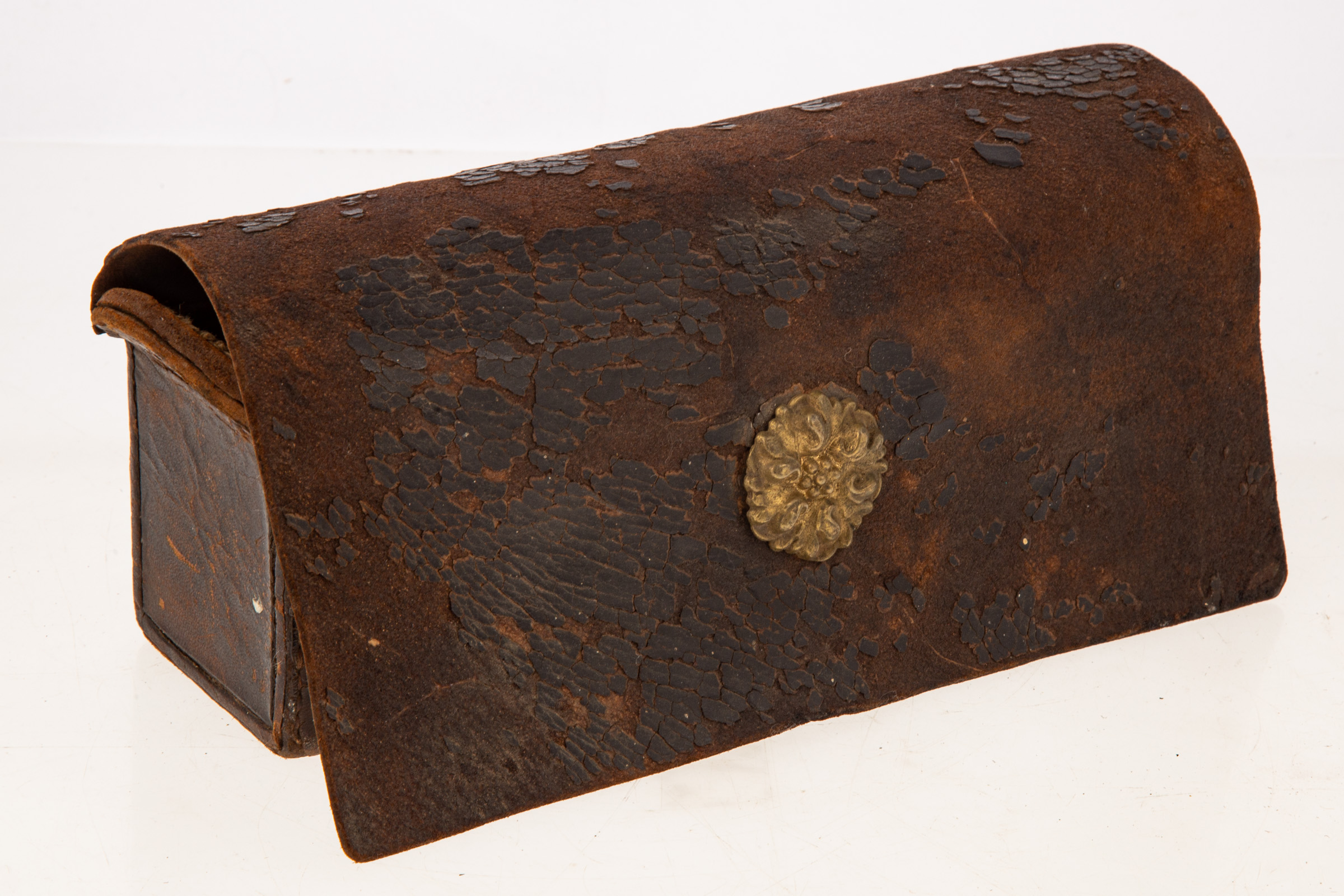 LEATHER AND WOOD CARTRIDGE BOX 18th