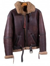 LEATHER AVIATION JACKET Replic