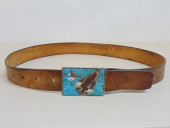 LEATHER BELT WITH SOUTHWEST NA