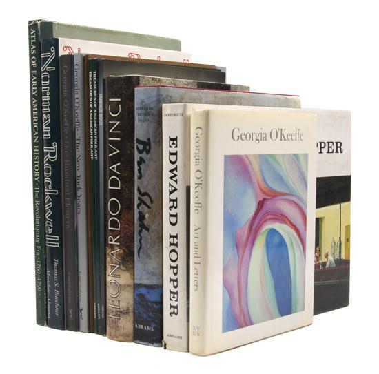 (LEATHER BINDINGS) A group of 12