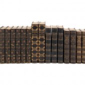 [LEATHER BINDINGS]. A group of