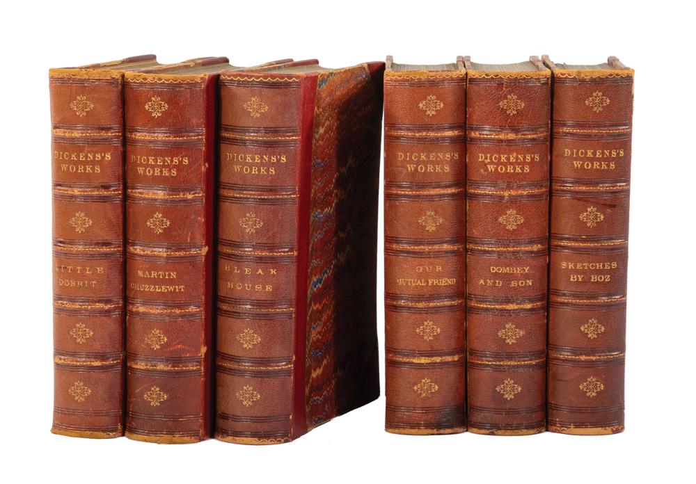 [LEATHER BINDINGS] DICKEN'S