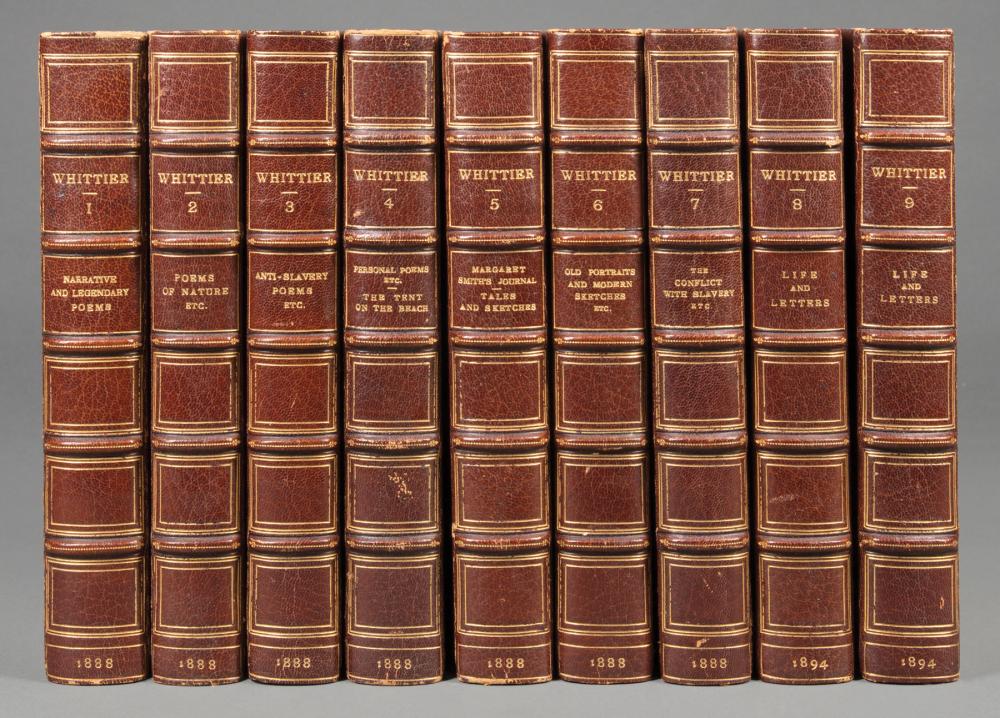 [LEATHER BINDINGS] JOHN GREENLEAF