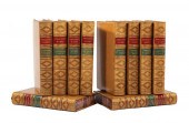 [LEATHER BOOKS] PRESCOTT'S WOR