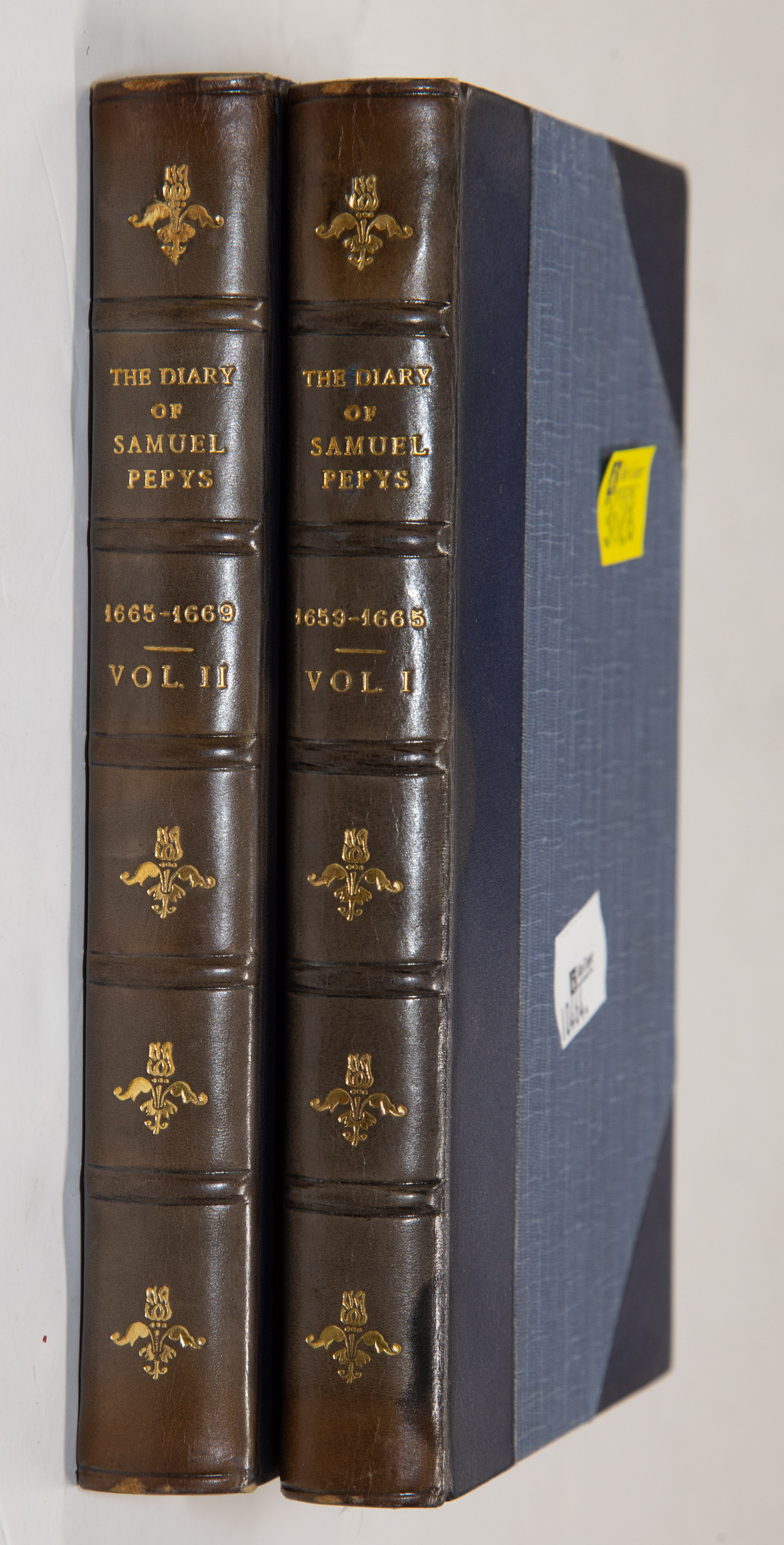 LEATHER-BOUND DIARY OF SAMUEL PEPYS