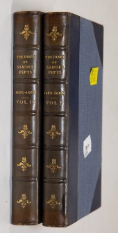 LEATHER-BOUND DIARY OF SAMUEL