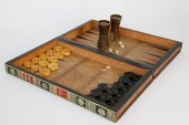 LEATHER BOUND FAUX BOOKS GAME