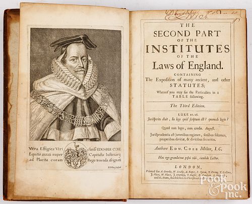 LEATHER BOUND HISTORY OF LAWS OF