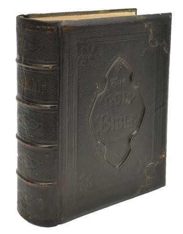 LEATHER-BOUND ILLUSTRATED HOLY