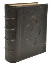 LEATHER-BOUND ILLUSTRATED HOLY