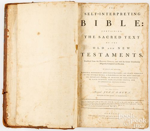 LEATHER BOUND SELF-INTERPRETING