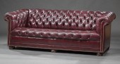 LEATHER CHESTERFIELD SOFALeath