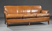 LEATHER "CLUB" SOFAVintage Lea