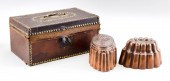 LEATHER-COVERED DOCUMENT BOX A