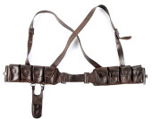 LEATHER MILITARY RIFLE CARTRID