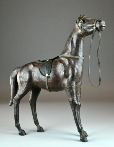 Leather Model Of A Standing