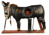 Leather Over Wood Carnival Pon