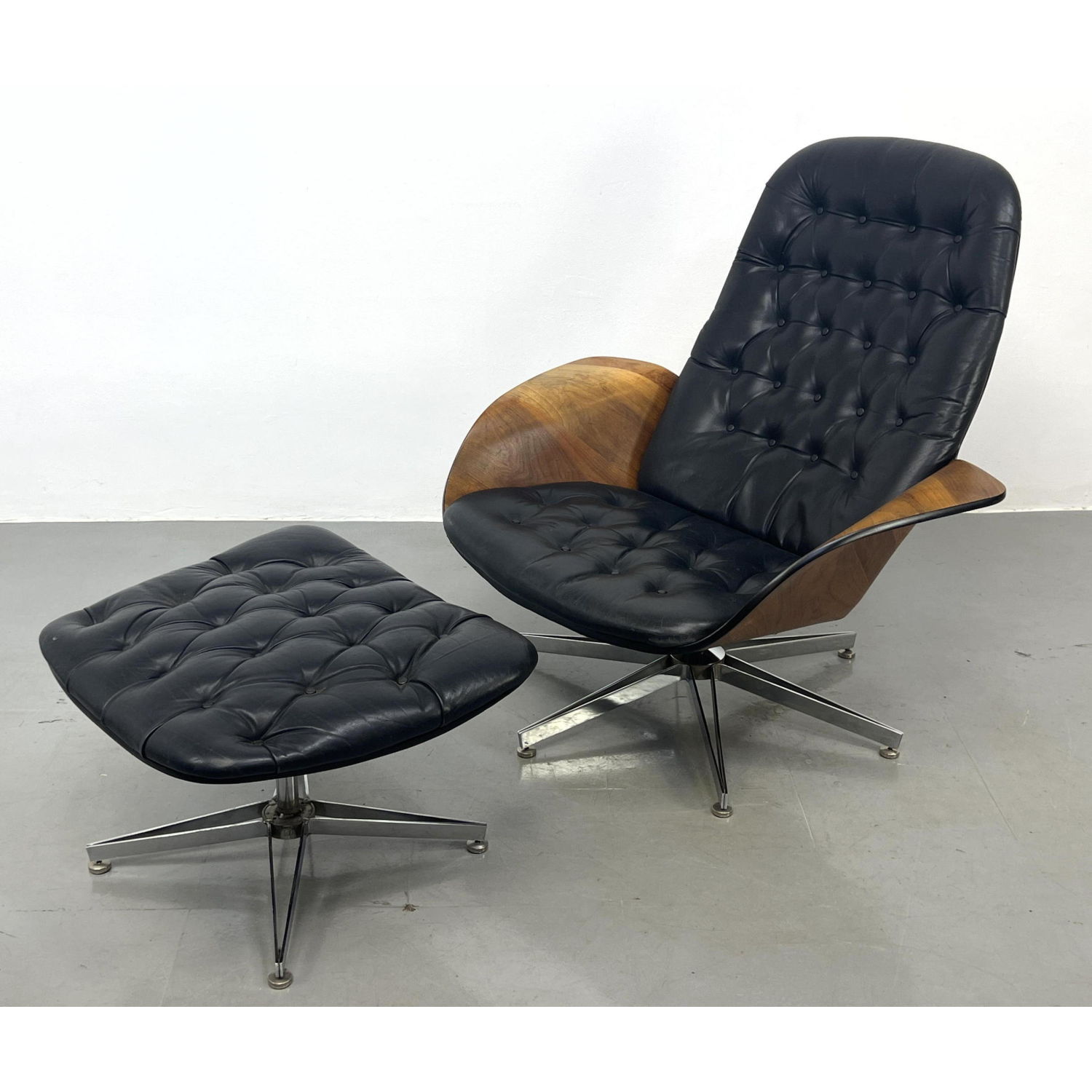Leather PLYCRAFT Walnut Lounge