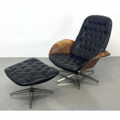 Leather PLYCRAFT Walnut Lounge