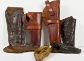 Leather Revolver Holsters Lot