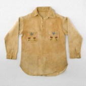 LEATHER SHIRT, LIKELY CREE, MI
