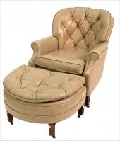 LEATHER UPHOLSTERED CHAIRLeath