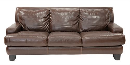 LEATHER UPHOLSTERED SOFALeather